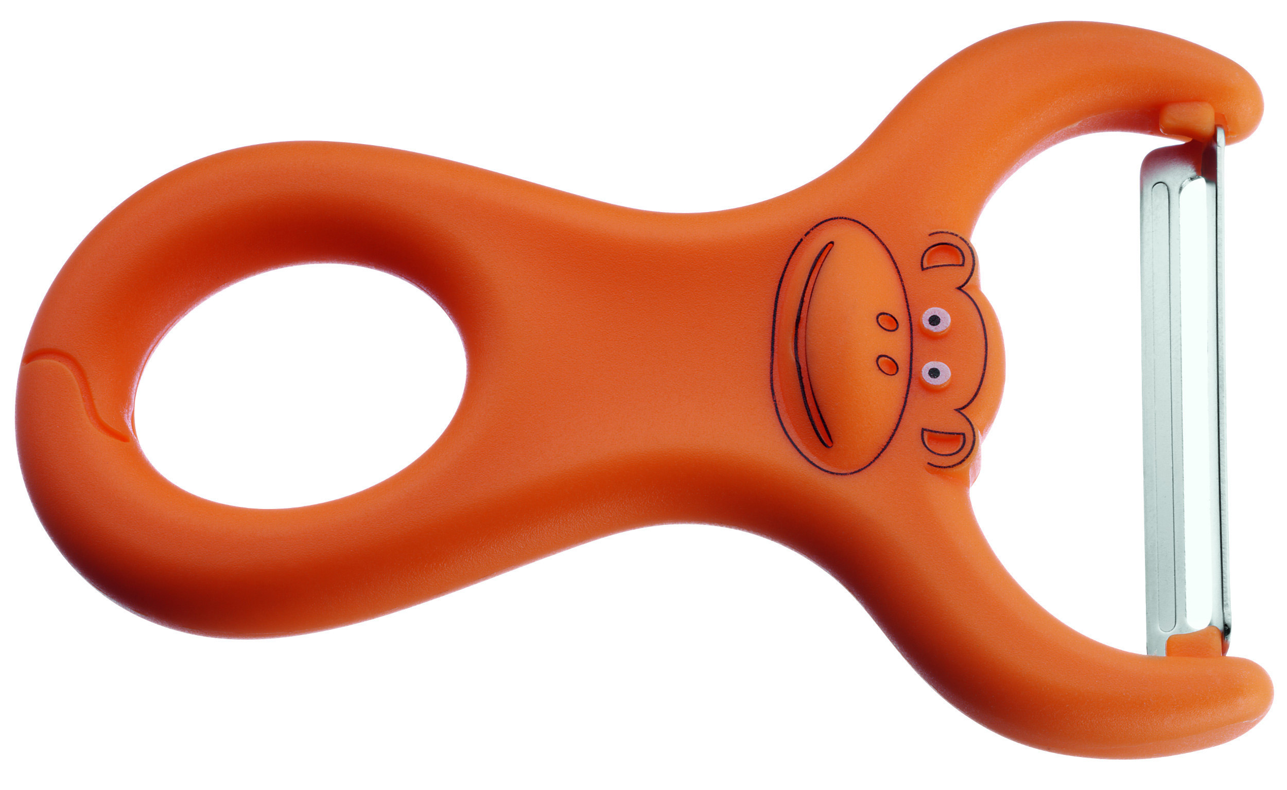 WMF 12.8190.6270 Willy Mia Fred 2-tlg. Schäler-Set Edelstahl/Blau/Orange
