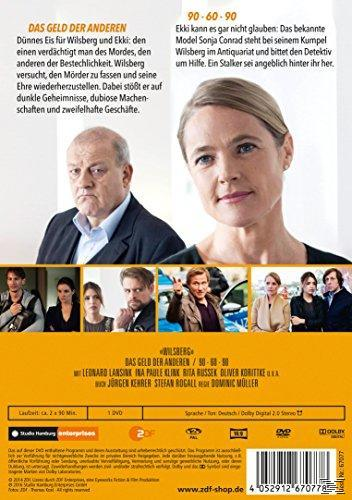 DVD-Coverrückseite: Personen auf dem Cover mit Text. Gelber Hintergrund.