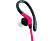 ISY ISY IIE-1401 - Sport cuffie In-Ear - Impermeabile - Nero/Rosso - Auricolari con archetto  (In-ear, Nero/Rosso)