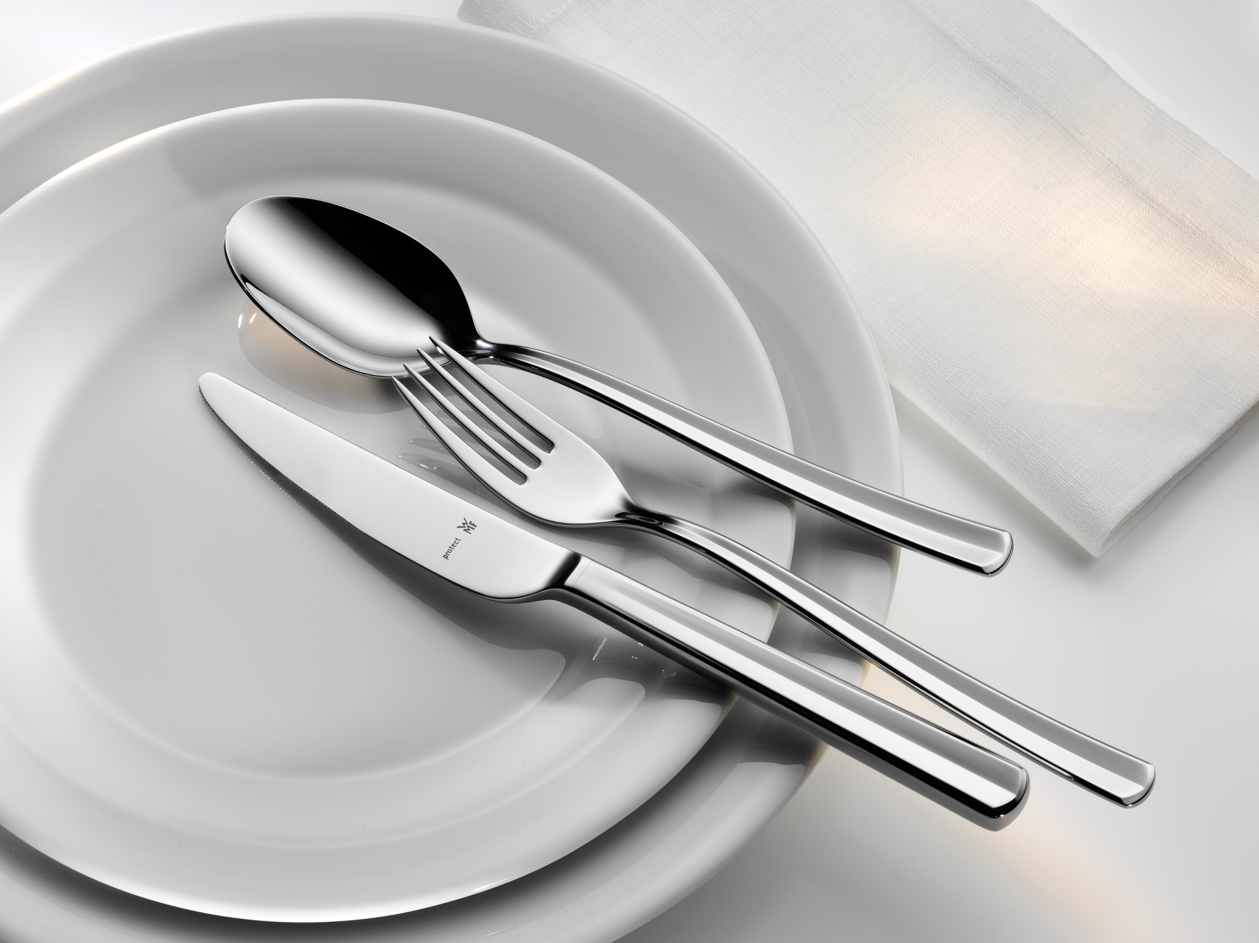 WMF 12.7700.6346 Lingo 68-tlg. Besteck-Set Edelstahl poliert