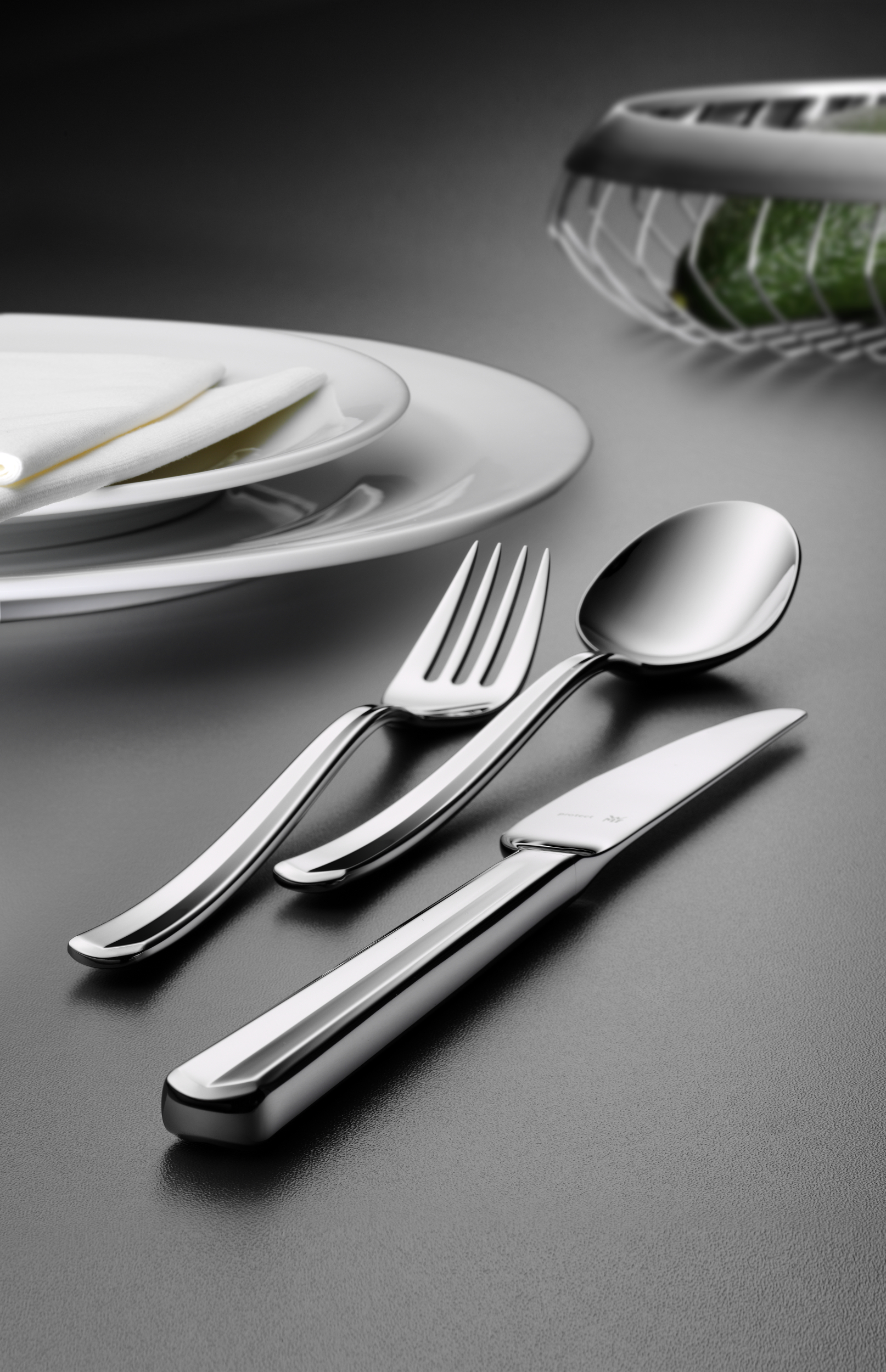 WMF 12.7700.6346 Lingo 68-tlg. Besteck-Set Edelstahl poliert