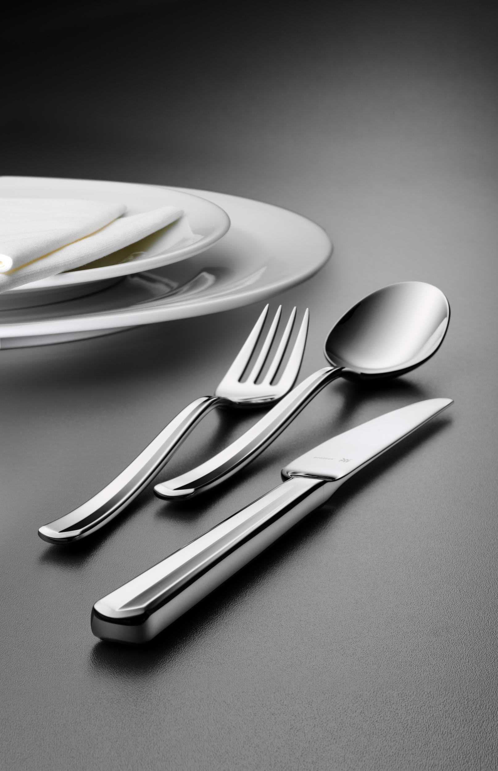 WMF 12.7700.6346 Lingo 68-tlg. Besteck-Set Edelstahl poliert