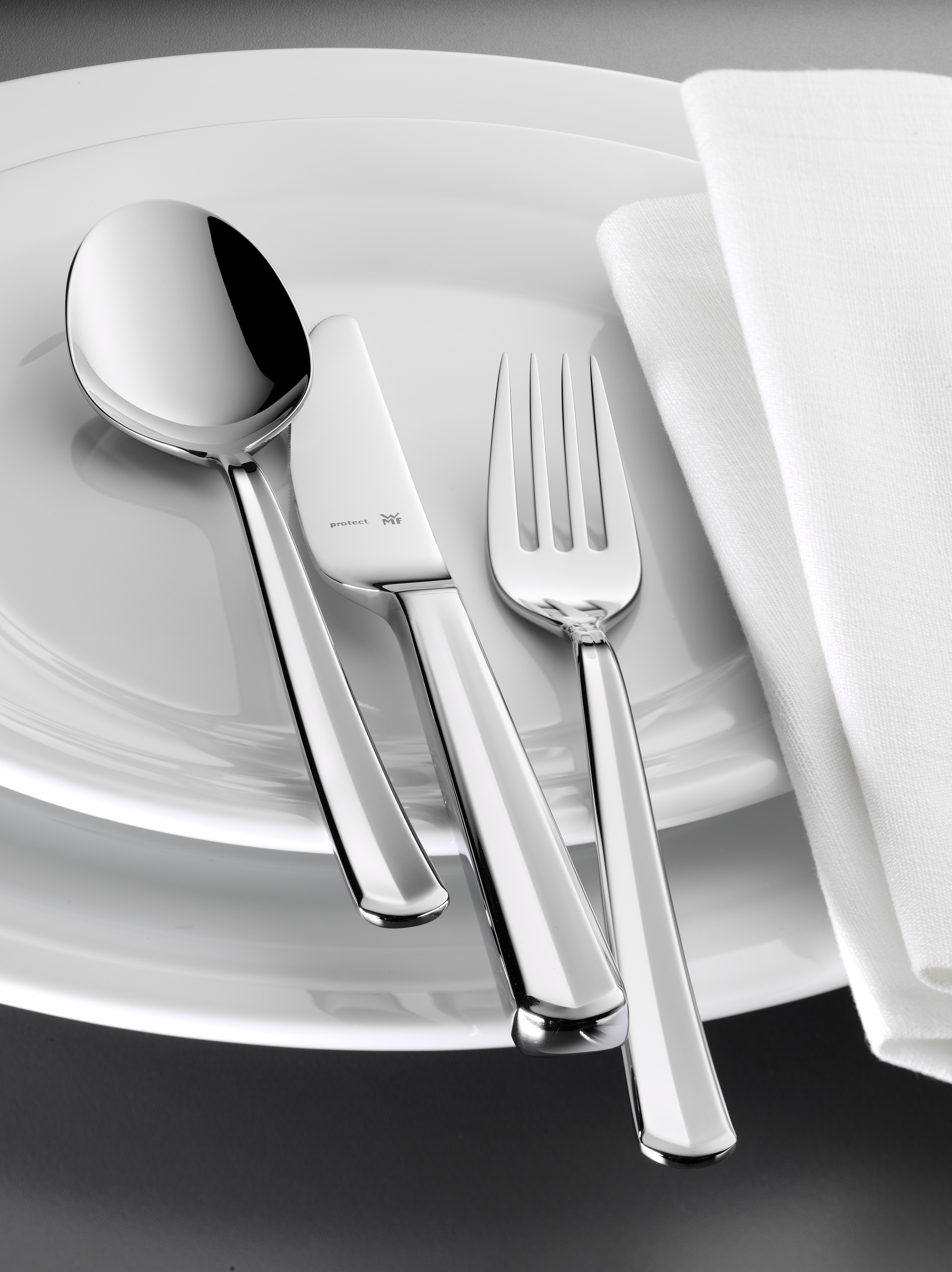 WMF 12.7700.6346 Lingo 68-tlg. Besteck-Set Edelstahl poliert