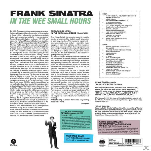 Frank Sinatra 'The Wee Small Hours' albumának borítója.
