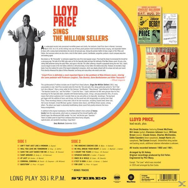 Bo Sellers+2 - (Vinyl) Price Million Sings The - Lloyd