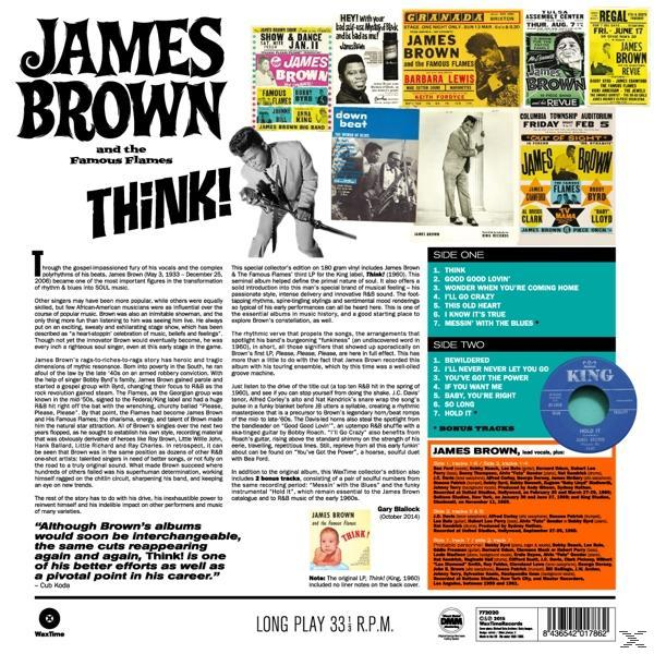 James Brown, The Famous 180g Edt. Vinyl) - Flames Think!+2 (Vinyl) Bonus - Tracks (Ltd