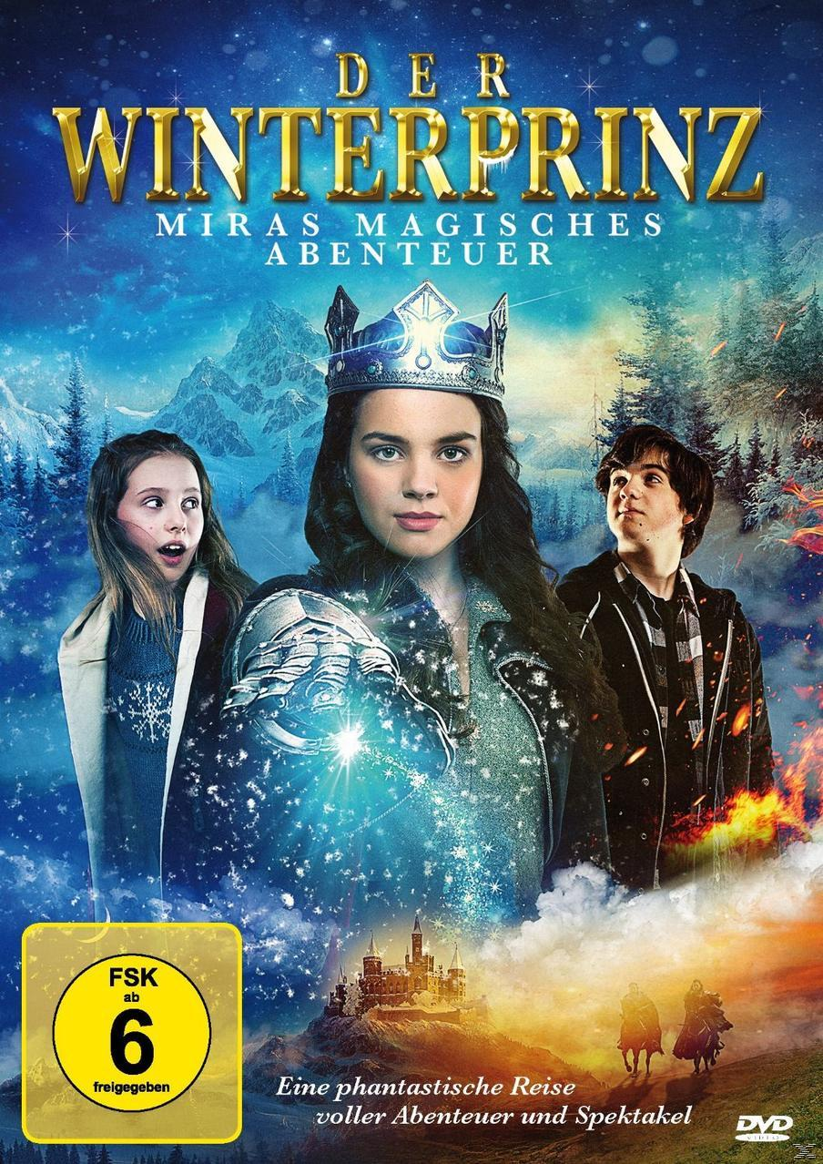 DVD-Cover von Der Winterprinz mit drei Jugendlichen vor einer winterlichen Bergkulisse.