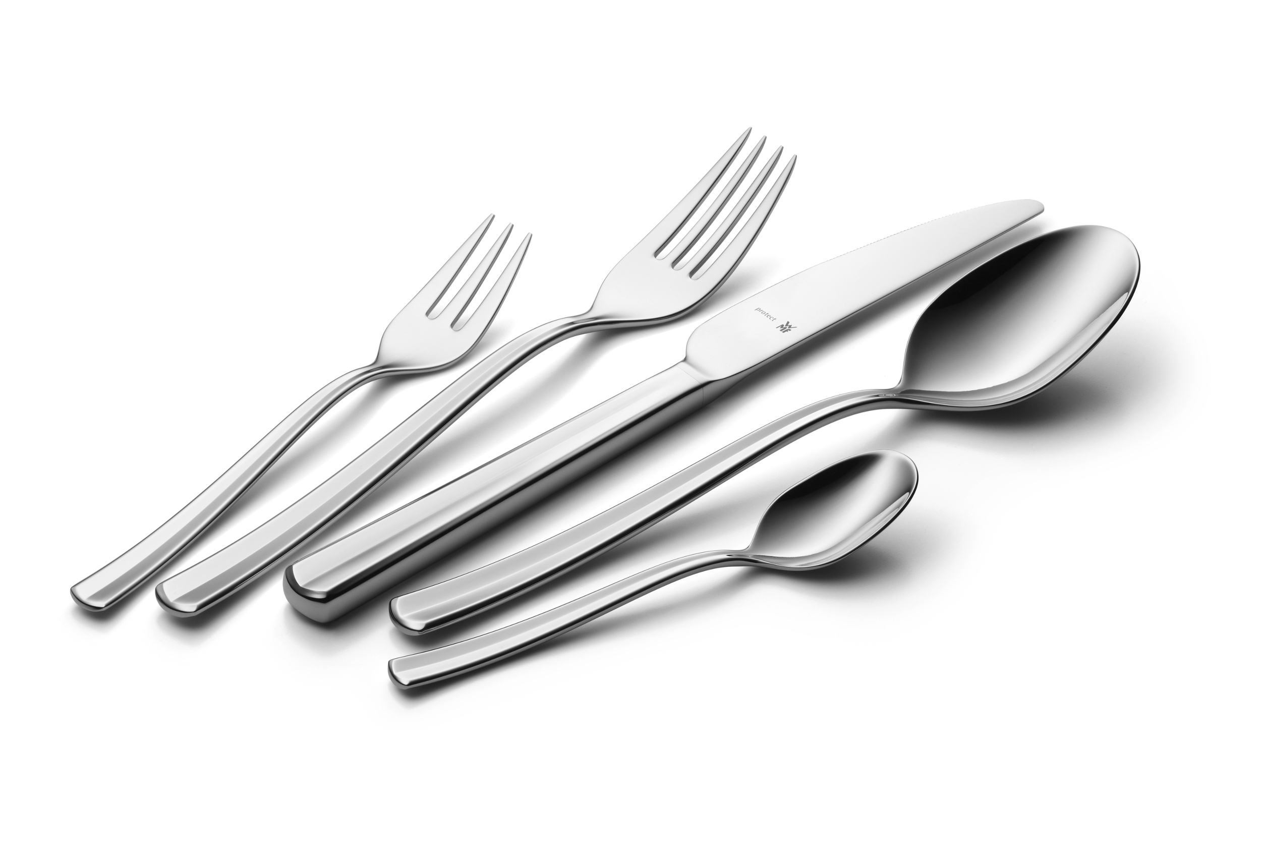 WMF 12.7700.6346 Lingo 68-tlg. Besteck-Set Edelstahl poliert