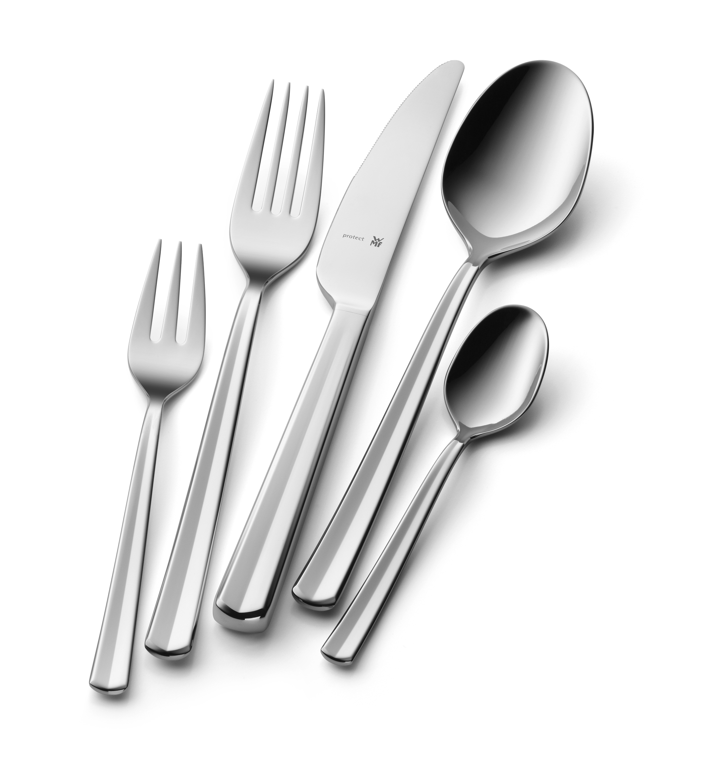 WMF 12.7700.6346 Lingo 68-tlg. Besteck-Set Edelstahl poliert