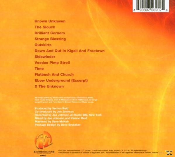 Masque - - & Vernon (CD) Reid Known Unknown