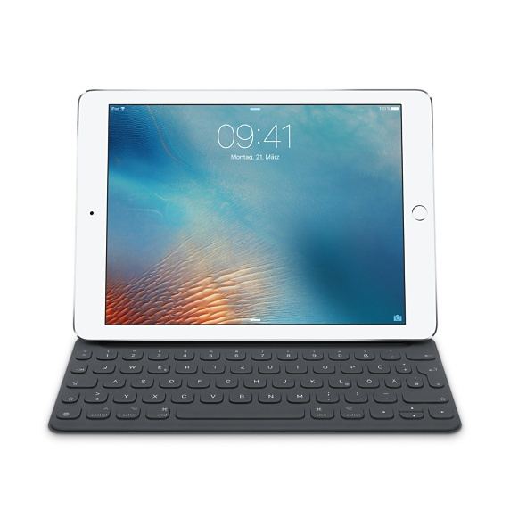 APPLE MNKT2D/A, Smart Keyboard, Schwarz