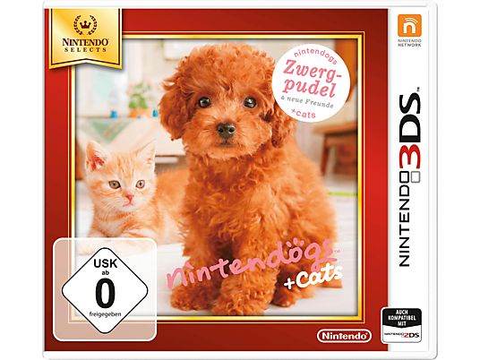 nintendogs + cats: Zwergpudel und neue Freunde (Nintendo Selects) - Nintendo 3DS - 