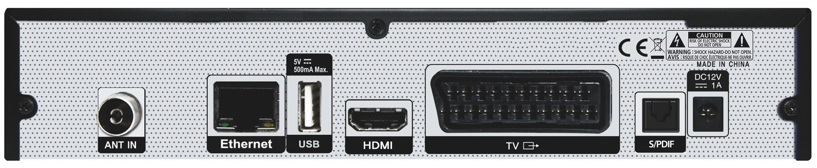 VANTAGE VT-94 T-HD IR Receiver (HDTV, PVR-Funktion, DVB-T2 HD, Schwarz)