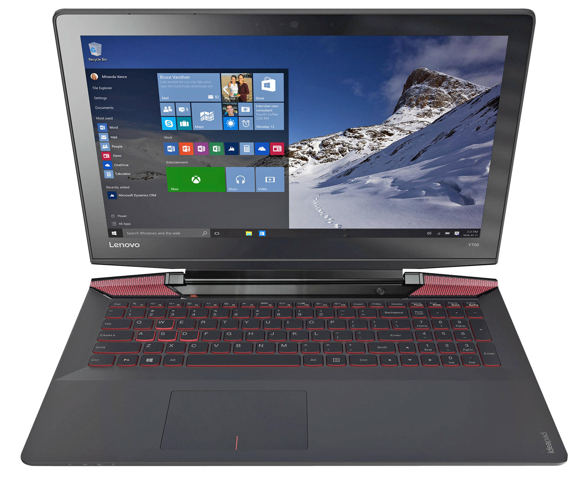 LENOVO IdeaPad Y700 - 15,6 Zoll - Intel® Core™ i5 i5-6300HQ - 8 GB - 1 TB - NVIDIA GeForce® GTX 960 - Windows 10 (64 Bit)