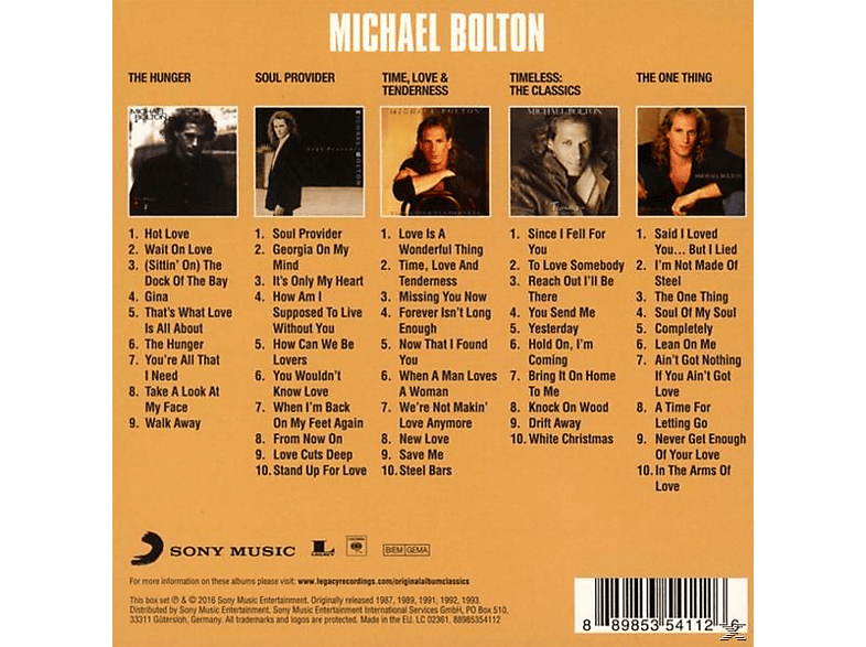 Thumbnail - Michael Bolton - Original Album Classics (CD)
