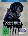 X Men Apocalypse - Steelbook Edition (Jennifer Lawrence, Sophie Turner) [Blu-ray]
