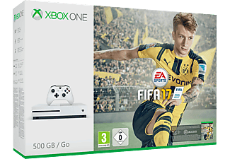 MICROSOFT Xbox One S 500GB Konsole - FIFA 17 Bundle