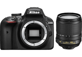 NIKON Nikon D3400 + AF-P DX 18-105 mm VR - Fotocamera reflex - 24.2 MP - nero - Fotocamera reflex Nero