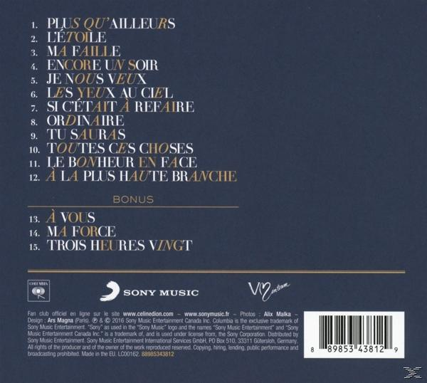 Céline Dion - Encore un soir  - (CD)
