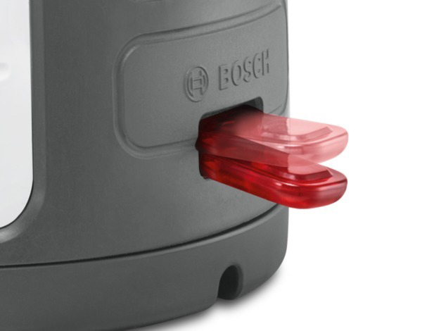 BOSCH TWK6A011 ComfortLine Wasserkocher, Weiß/Dunkelgrau