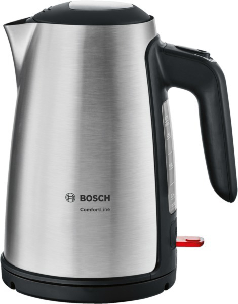 BOSCH TWK6A813 ComfortLine Wasserkocher, Edelstahl/Schwarz