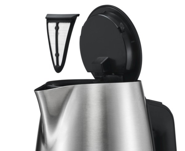 BOSCH TWK6A813 ComfortLine Wasserkocher, Edelstahl/Schwarz