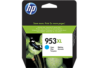 HP 953XL Cyan (F6U16AE) - Original Bläckpatron