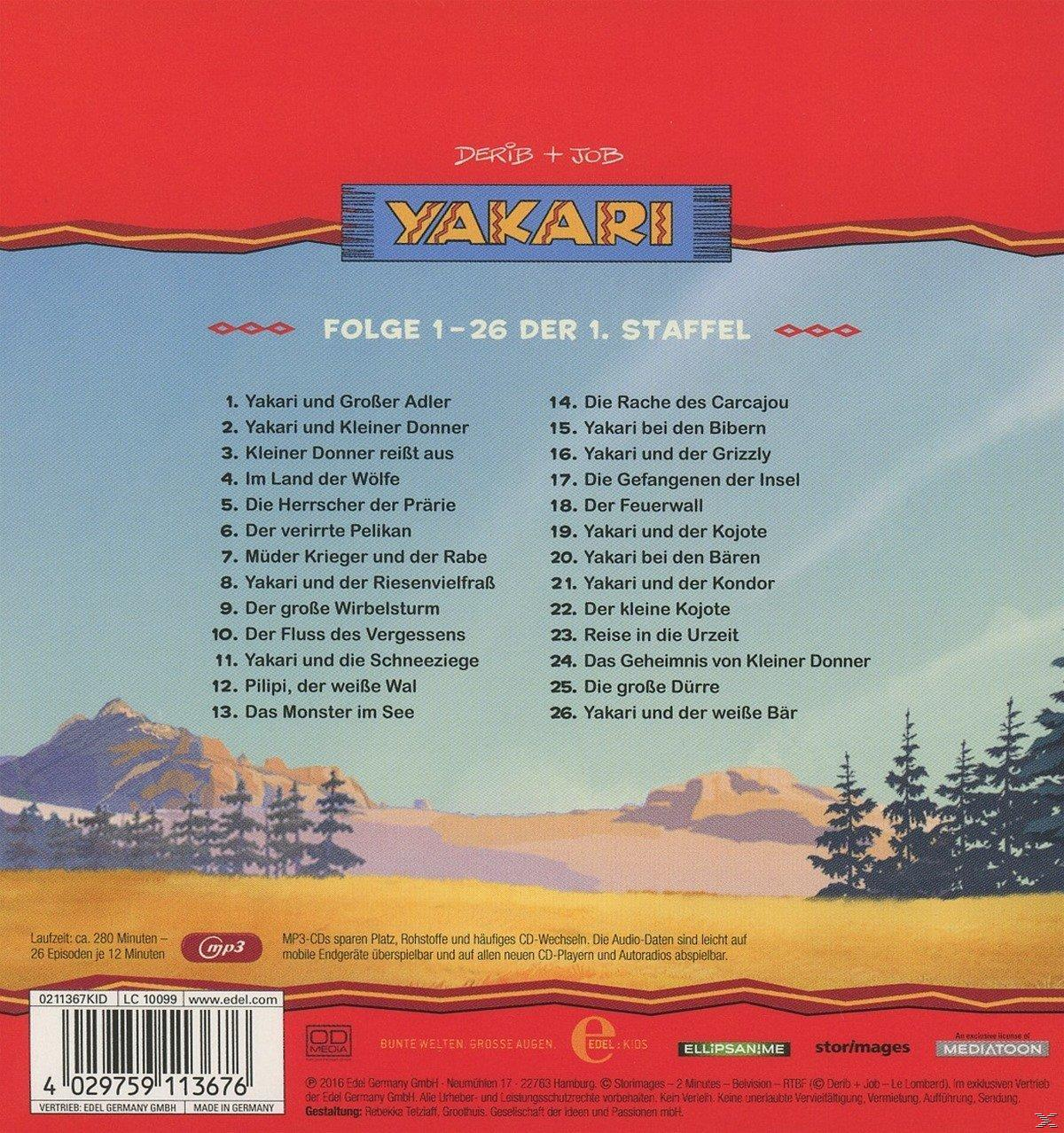 Yakari - Staffelbox (1.1)  - (MP3-CD)