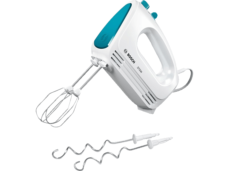 BOSCH MFQ 2210D CLEVER MIXX 375 Handmixer (Weiß, Blau, 375 Watt) online