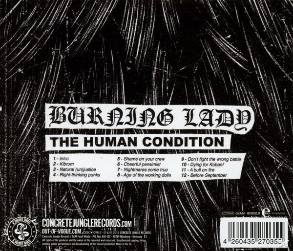 Burning Lady - The Human Condition  - (CD)