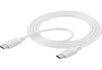 CELLULARLINE cellularline USB-C a USB-C Data Cavo - Bianco - cavo dati (Bianco)
