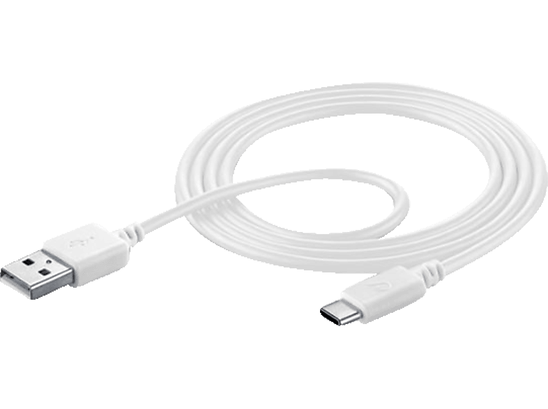 CELLULAR LINE USB Typ-A - USB Typ-C, Verbindungskabel, Weiß | Handy Kabel & Adapter
