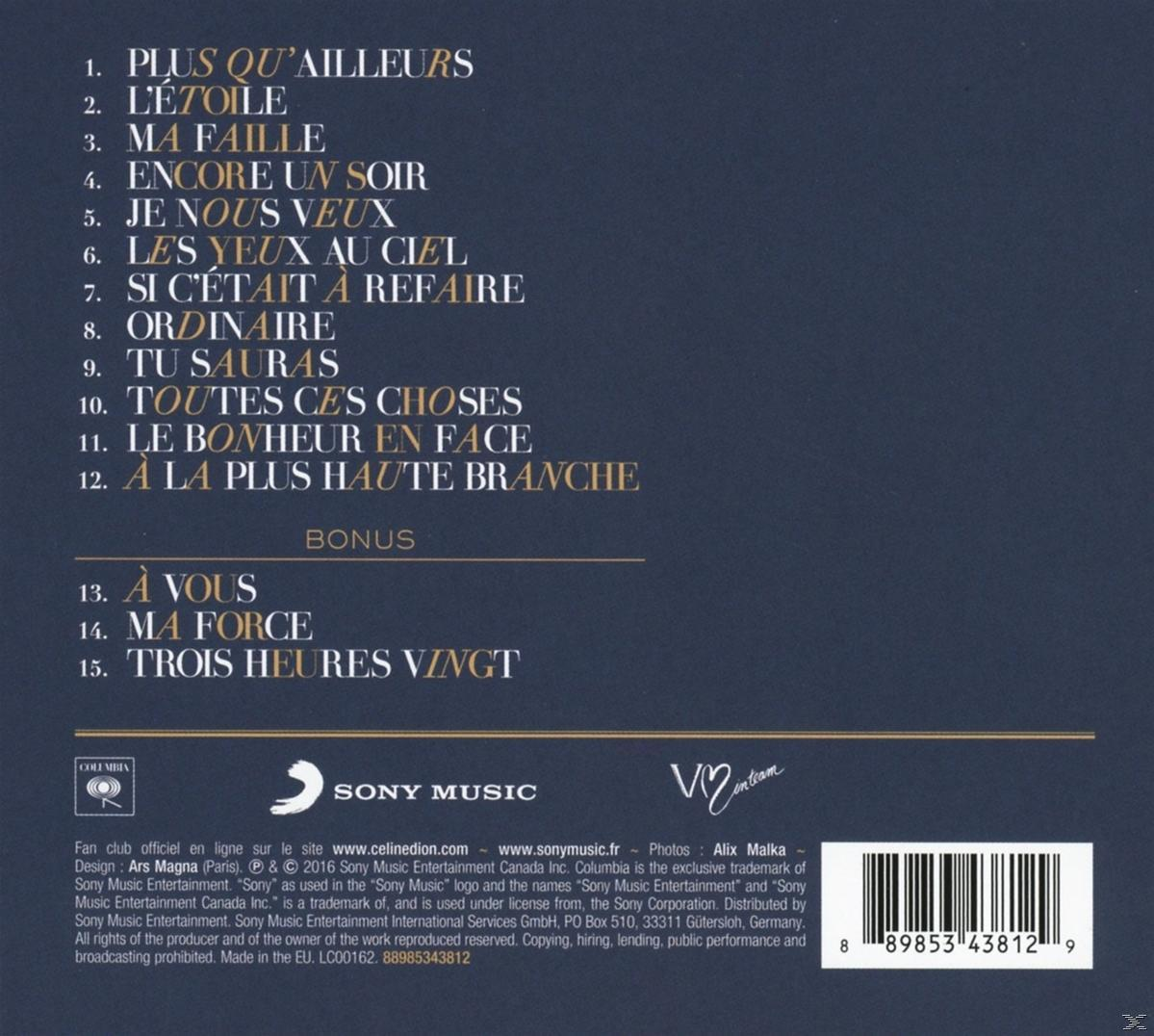 Céline Dion - Encore un soir  - (CD)