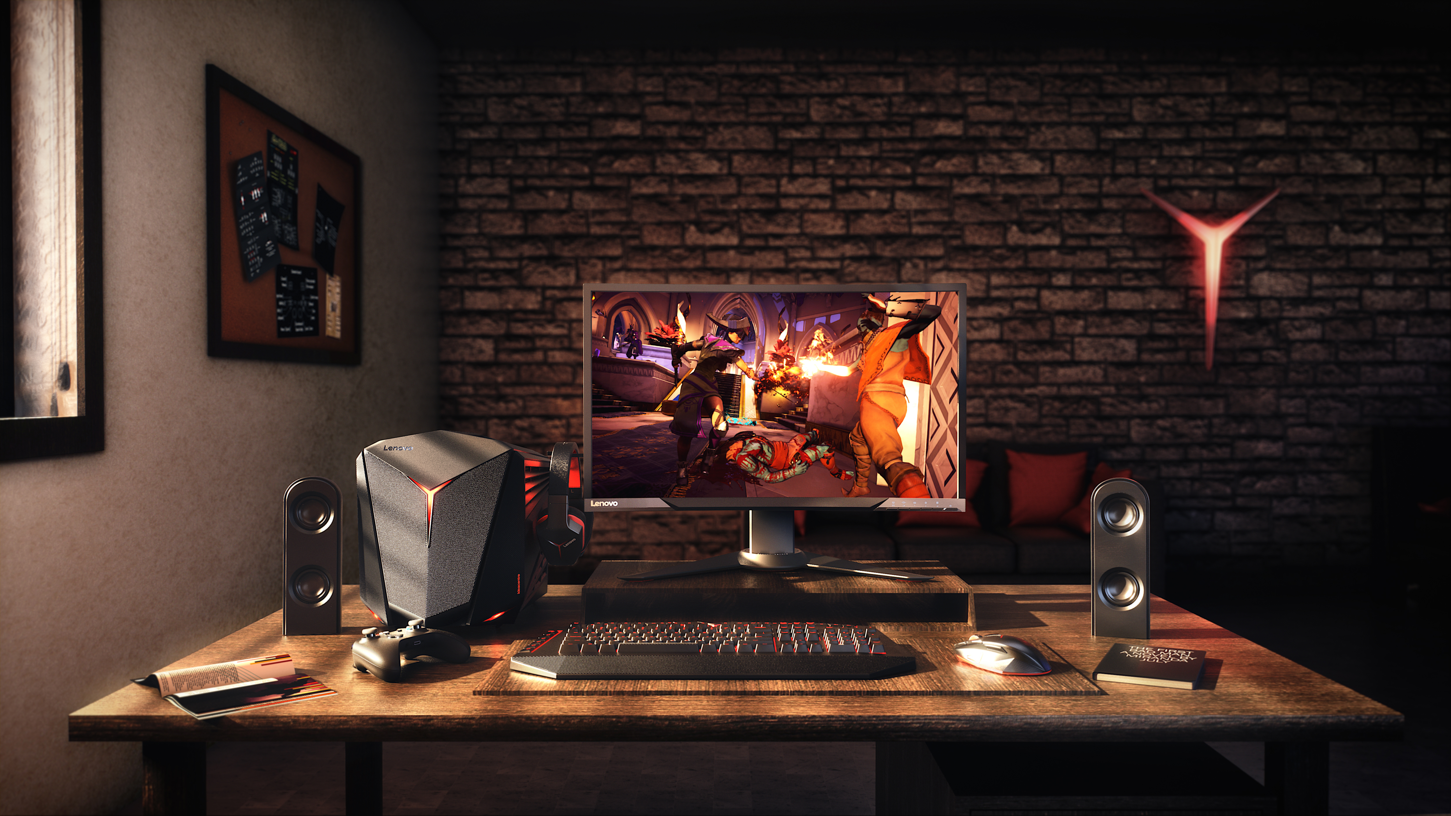 LENOVO IdeaCentre Y710 Cube - Intel® Core™ i5 i5-6400 - 8 GB - 1 TB - NVIDIA GeForce® GTX 1070 - Windows 10