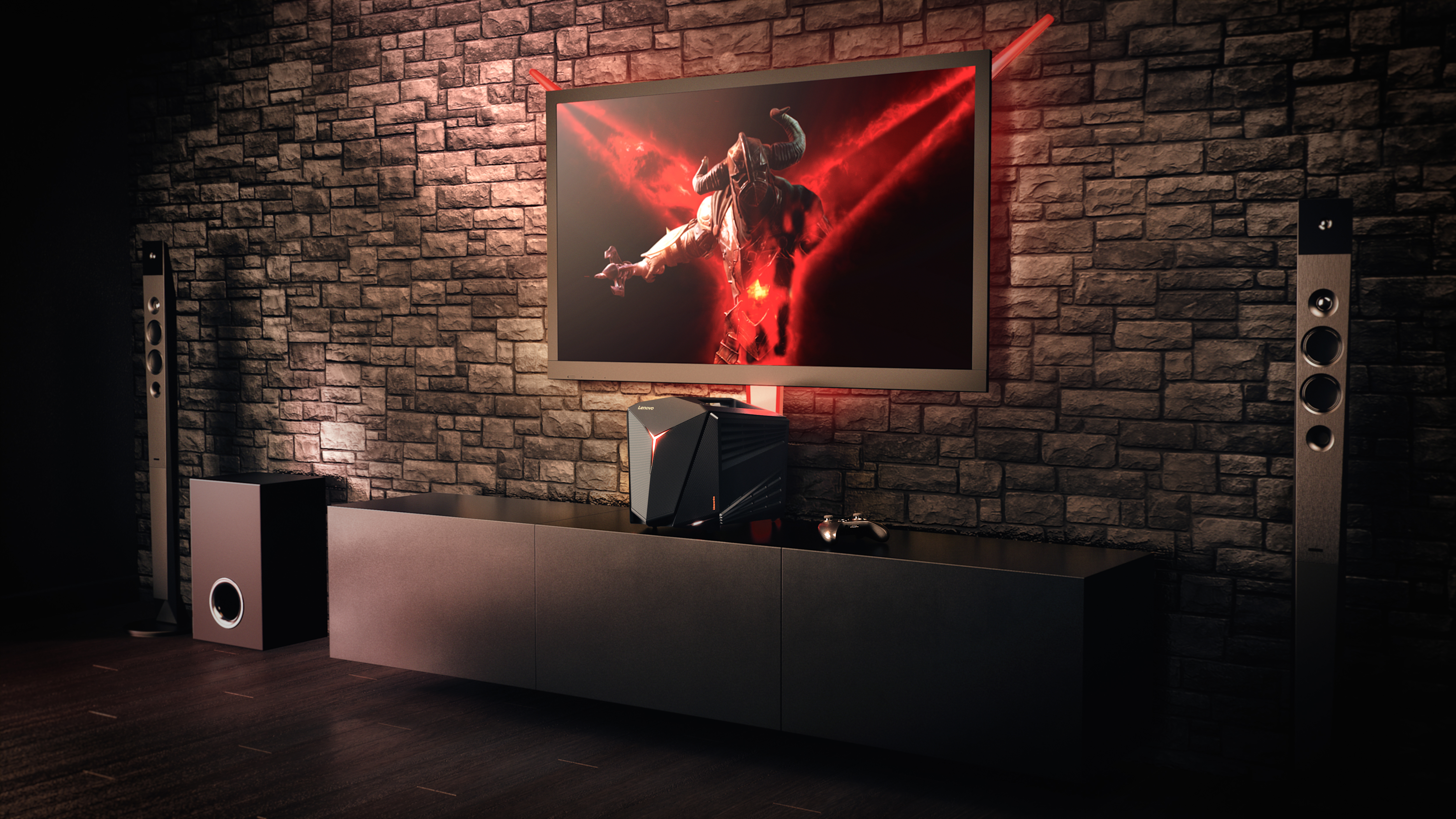 LENOVO IdeaCentre Y710 Cube - Intel® Core™ i5 i5-6400 - 8 GB - 1 TB - NVIDIA GeForce® GTX 1070 - Windows 10