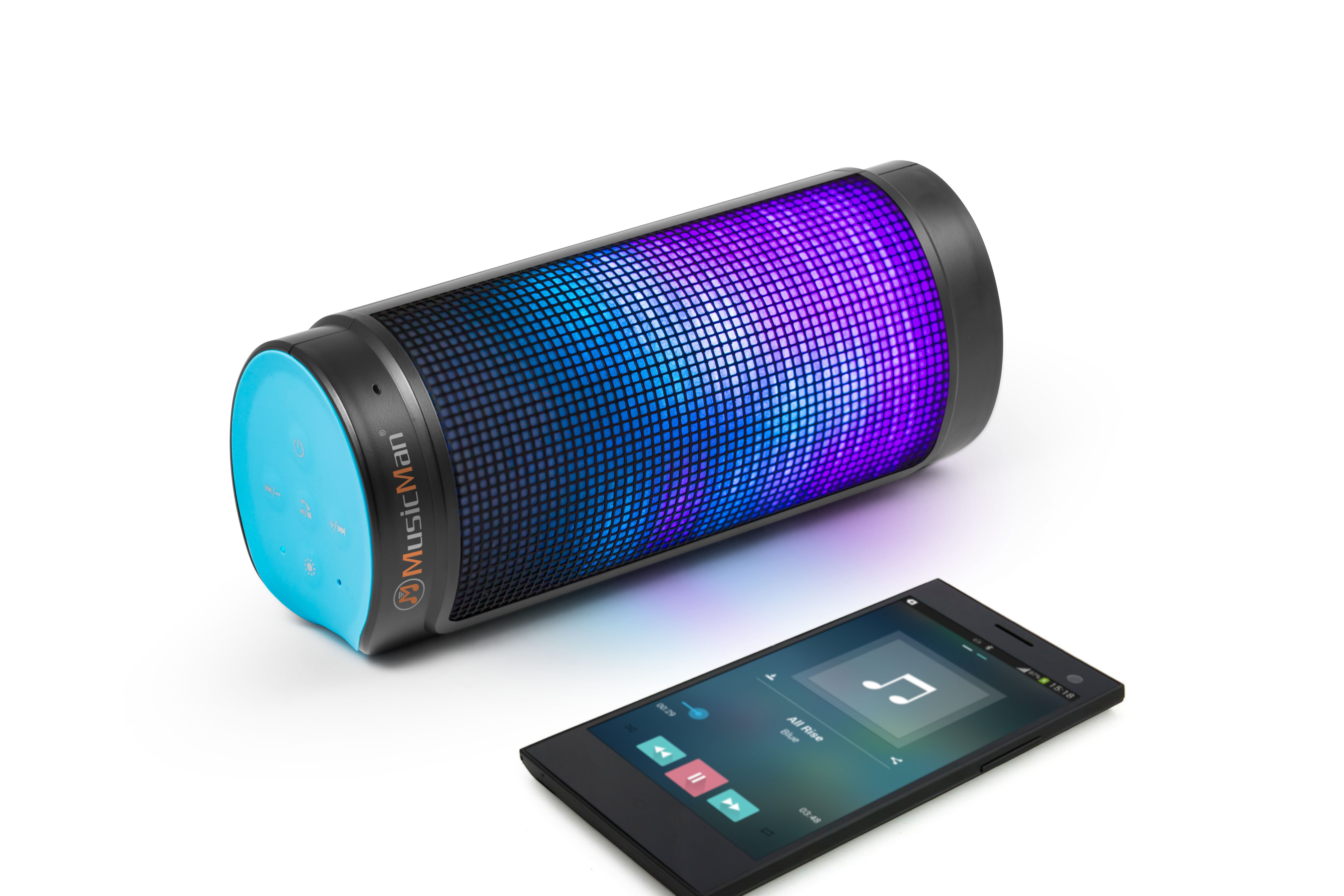 TECHNAXX BT-X26  Bluetooth Lautsprecher, Schwarz/Blau