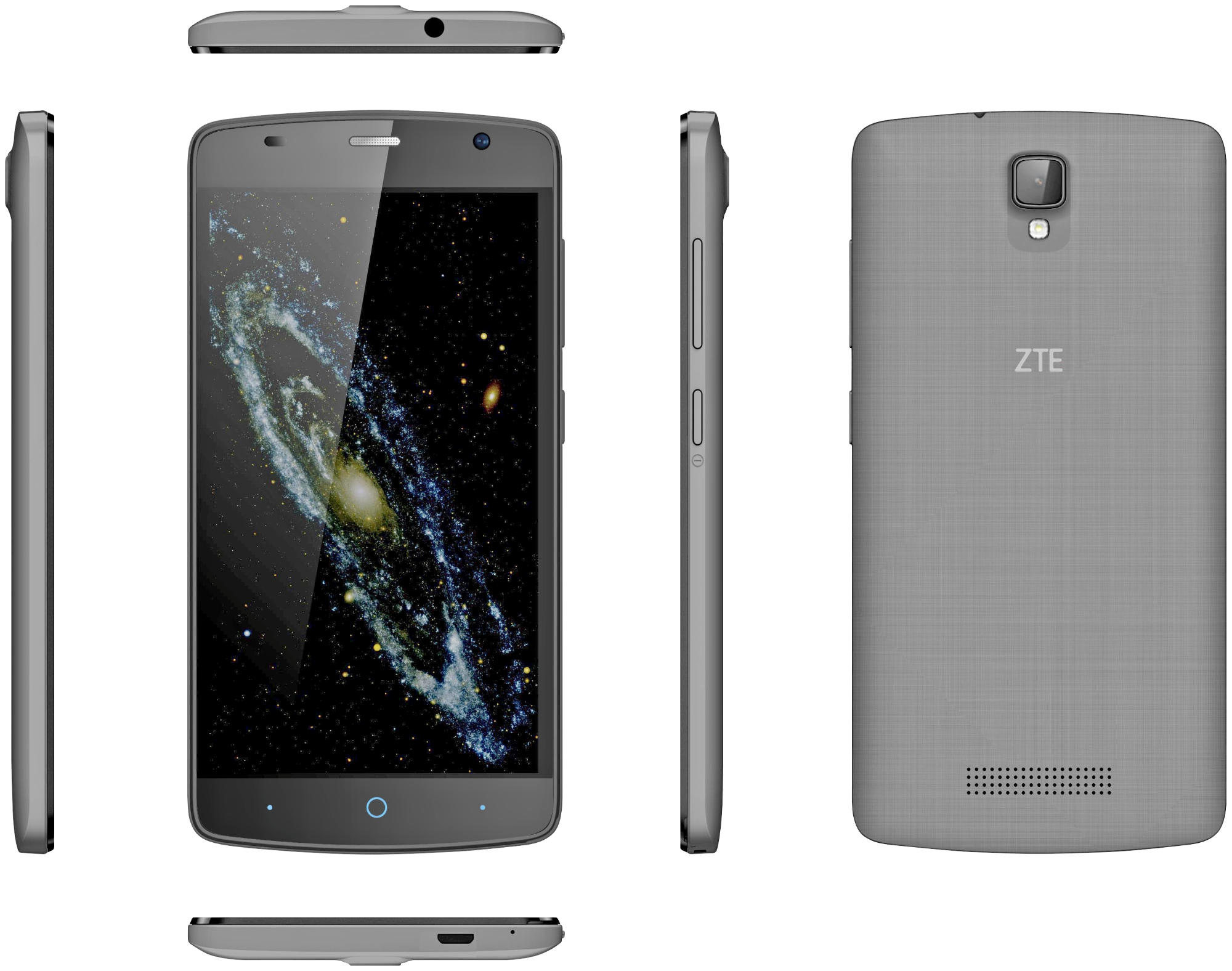 ZTE Blade L5 8 GB Grau Dual SIM