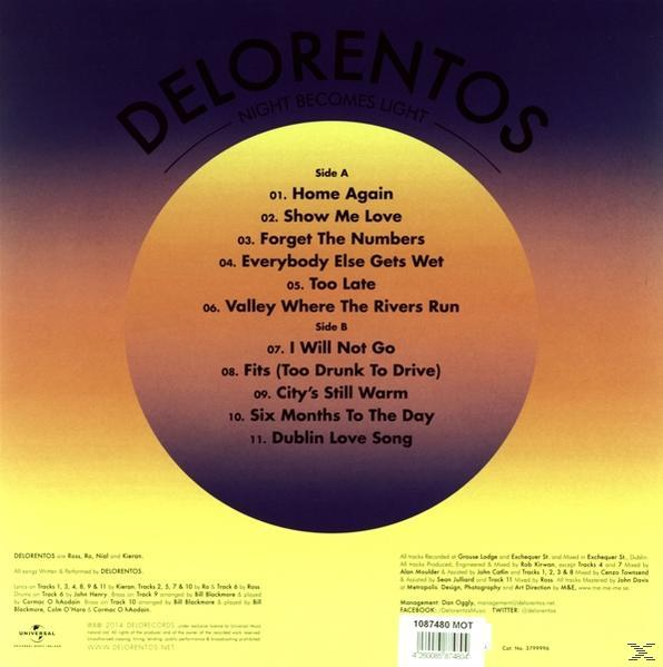 Delorentos - Night Becomes Light  - (Vinyl)