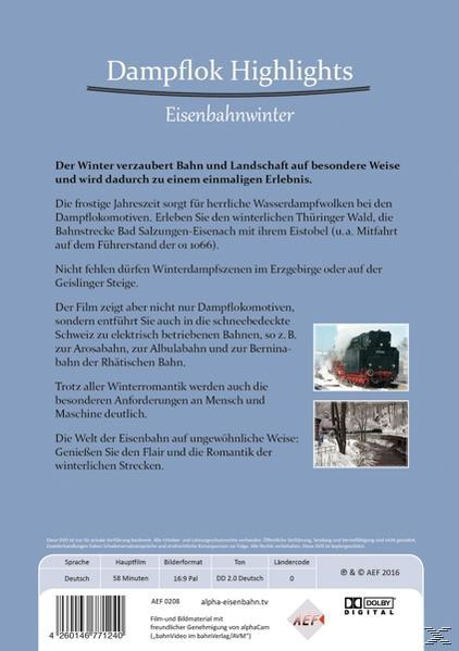 Dampflok Highlights - Eisenbahnwinter DVD