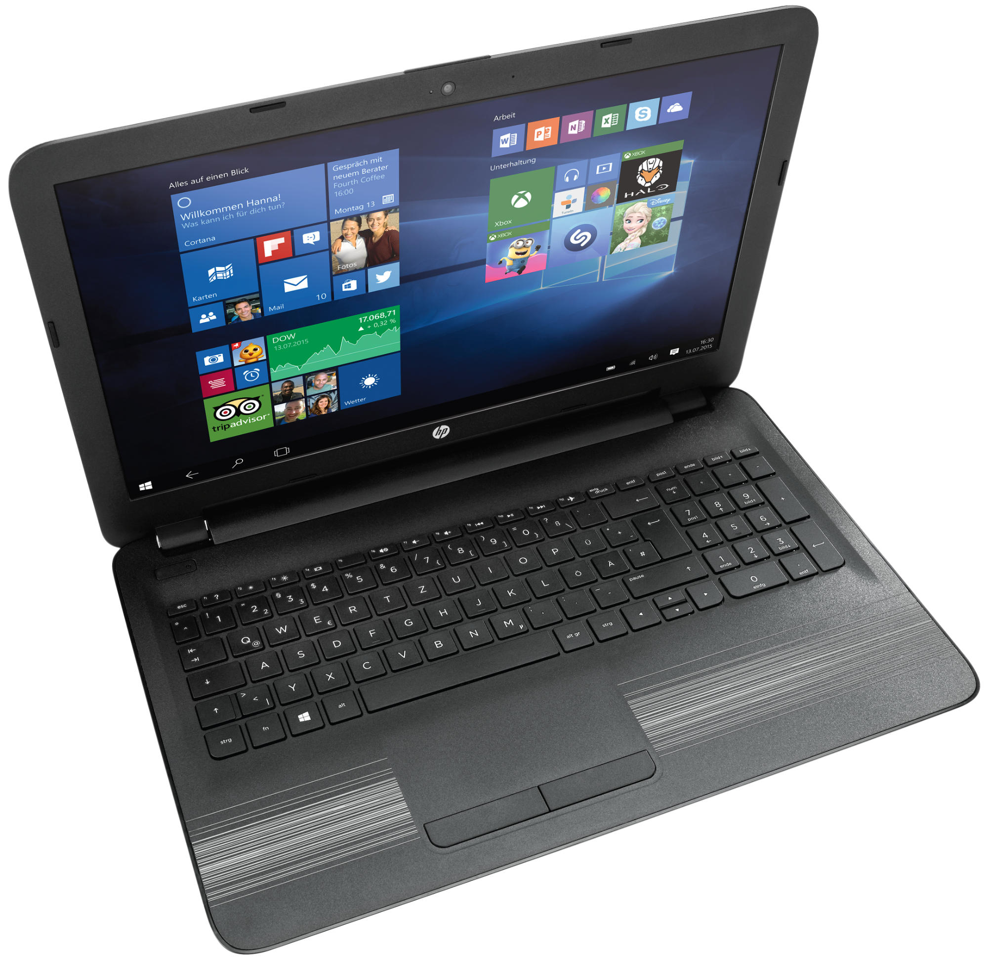 HP 15-AY132NG - 15,6 Zoll - Intel® Core™ i5 i5-7200U - 6 GB - 1 TB - Intel® HD 620 - Windows 10 Home (64 Bit)