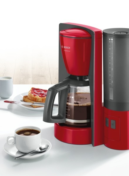 BOSCH TKA6A044 ComfortLine Kaffeemaschine Rot/Anthrazit