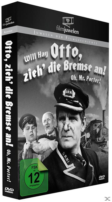 DVD-Cover für einen Schwarz-Weiß-Film. Es zeigt einen Mann in einer Schaffneruniform und Text.