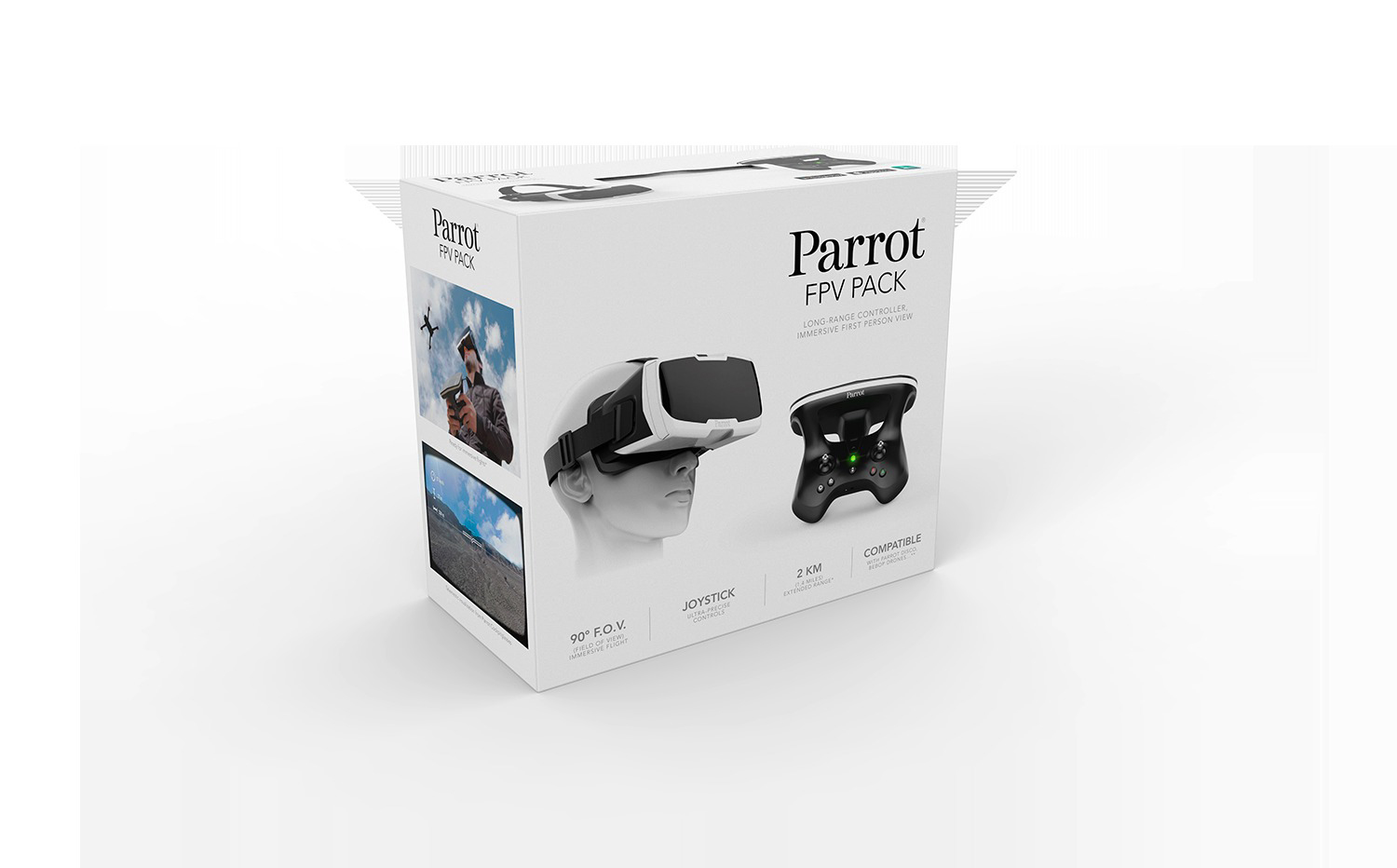 PARROT Disco FPV Drohne, Schwarz/Weiß