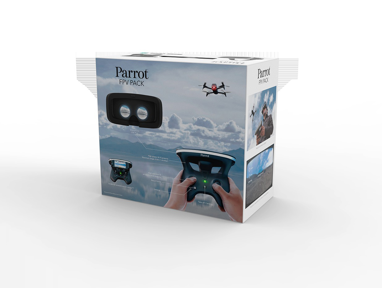 PARROT Disco FPV Drohne, Schwarz/Weiß