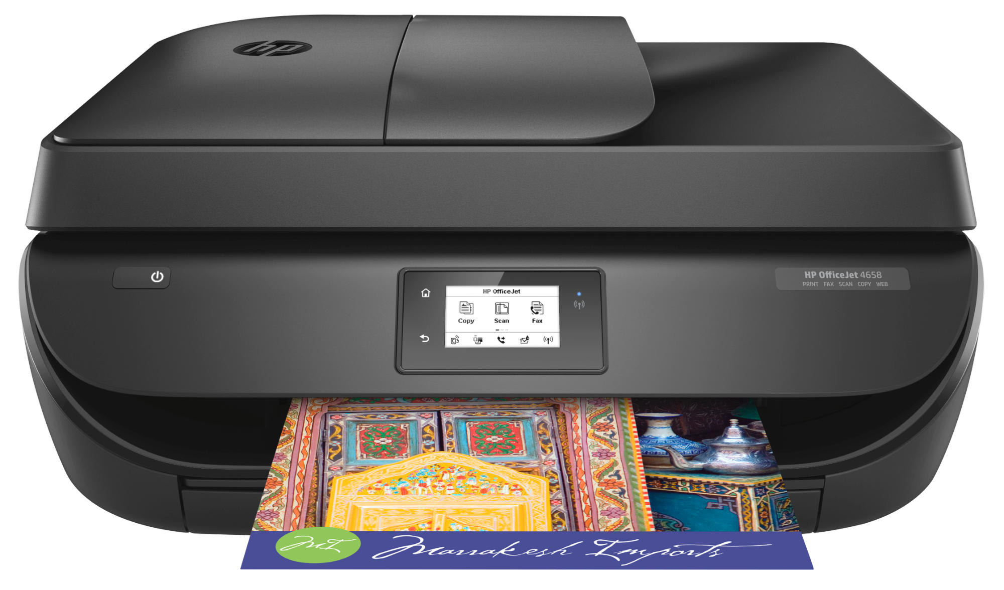 Impresora multifunción - HP OfficeJet 4658, WiFi, ePrint, Negro