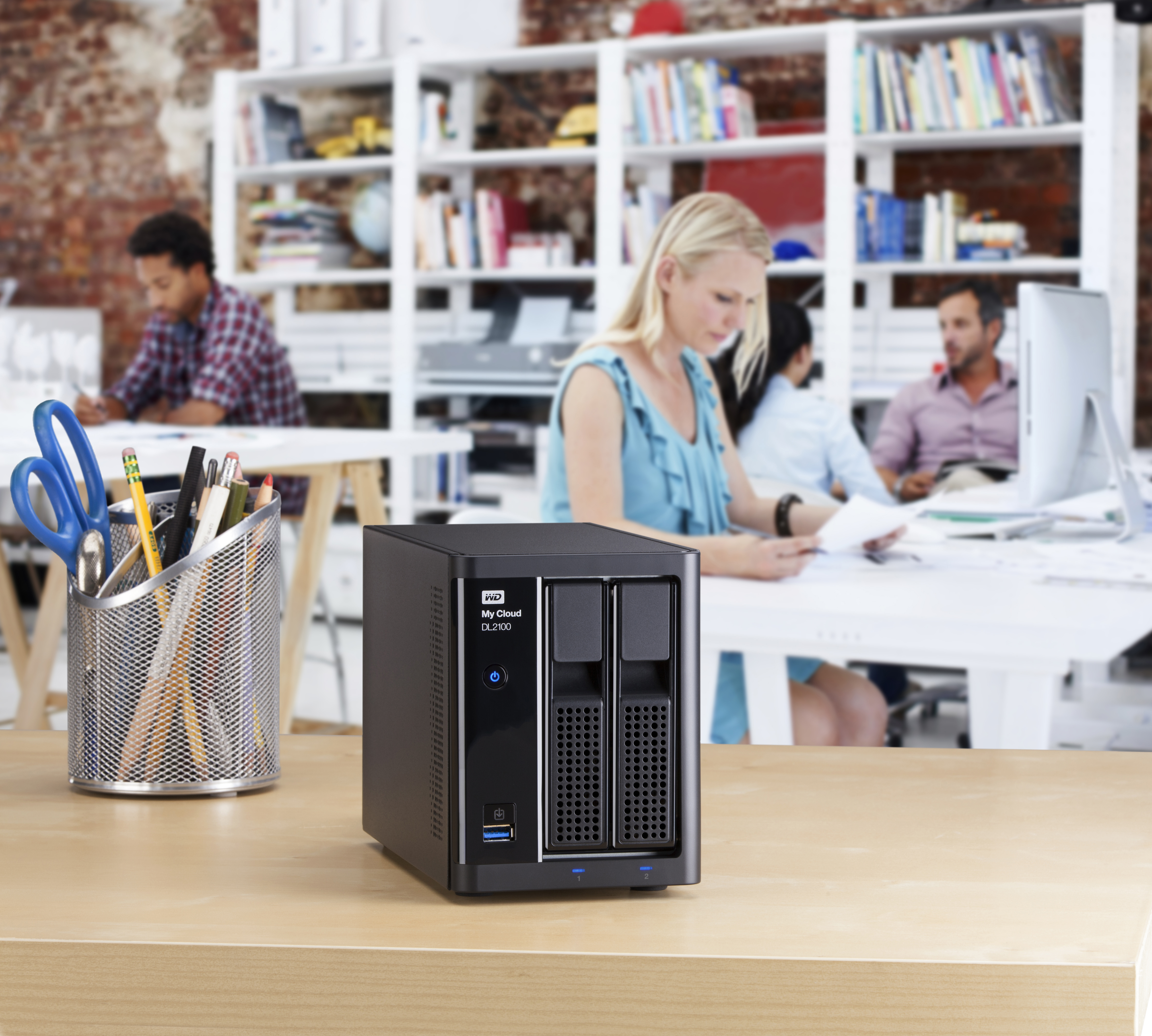 WD My Cloud™ DL2100 NAS 3,5 Zoll Anzahl Festplattenschächte: 2 Schwarz}