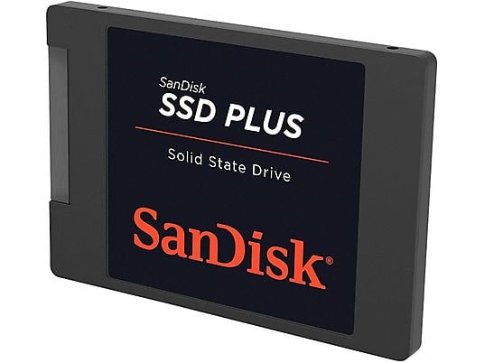 SANDISK SSD Plus - Disque dur (SSD, 480 GB, Noir)