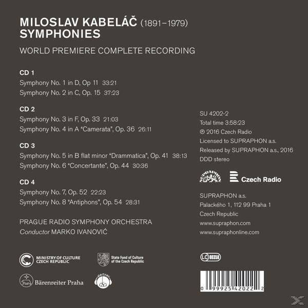 The Prague Radio Symphony Orchestra - Die Sinfonien  - (CD)