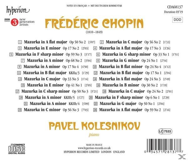 Pavel Kolesnikov - Mazurkas  - (CD)