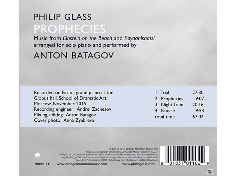 Thumbnail - Anton Batagov - Prophecies (CD)